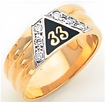 Masonic 33 Degree Scottish Rite Ring Macoy Publishing Masonic Supply 5733D